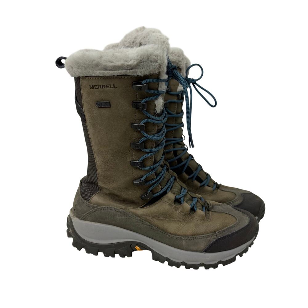 Merrell Boots Women’s Size 8.5 Thermo Rhea Tall Waterproof Winter Hiking Vibram